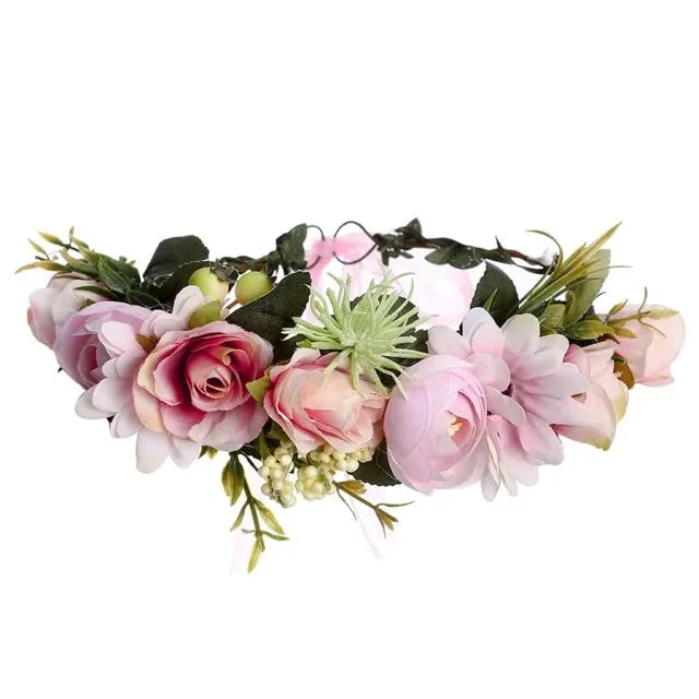 Bohemian Flower Head Band