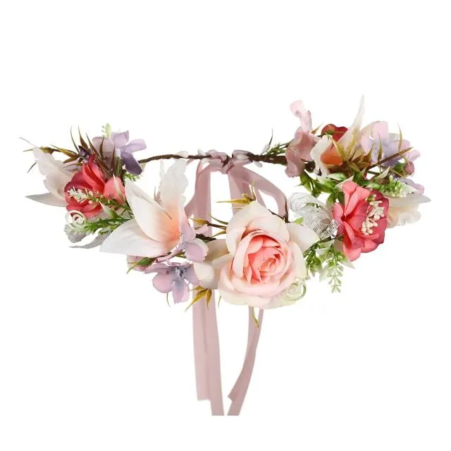 Bohemian Flower Head Band