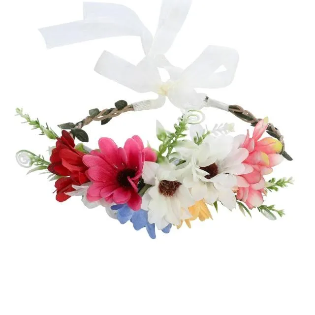 Bohemian Flower Head Band
