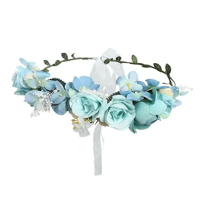 Bohemian Flower Head Band