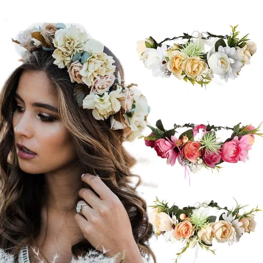Bohemian Flower Head Band