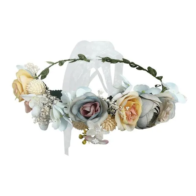 Bohemian Flower Head Band