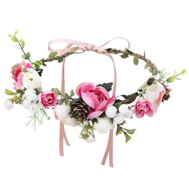 Bohemian Flower Head Band