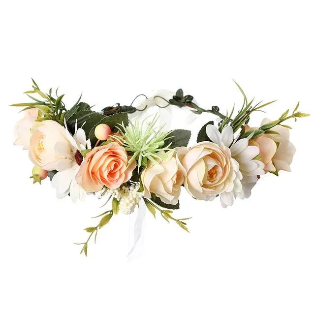 Bohemian Flower Head Band
