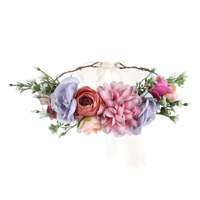 Bohemian Flower Head Band