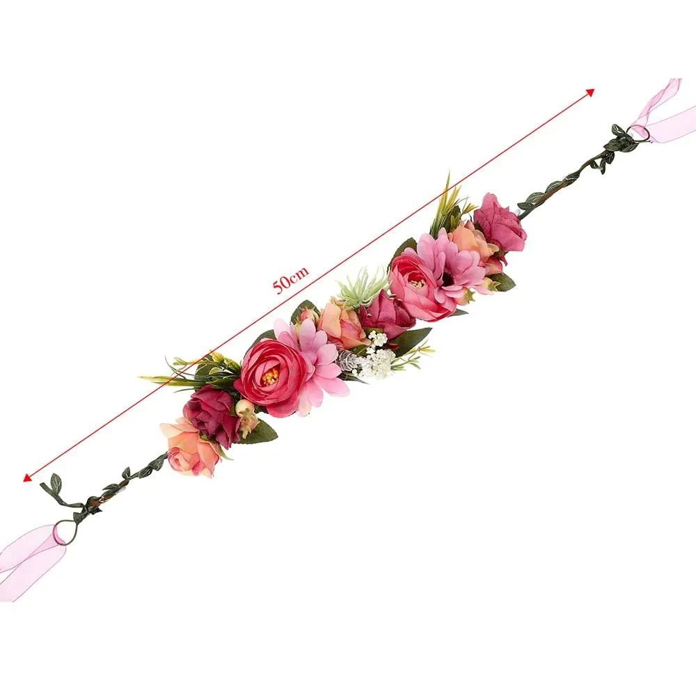 Bohemian Flower Head Band