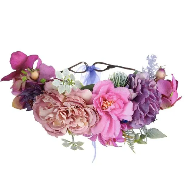 Bohemian Flower Head Band