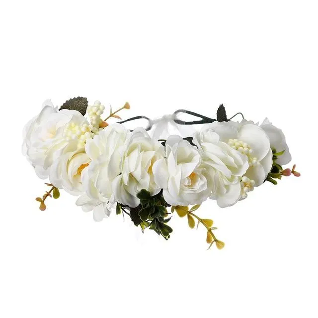 Bohemian Flower Head Band