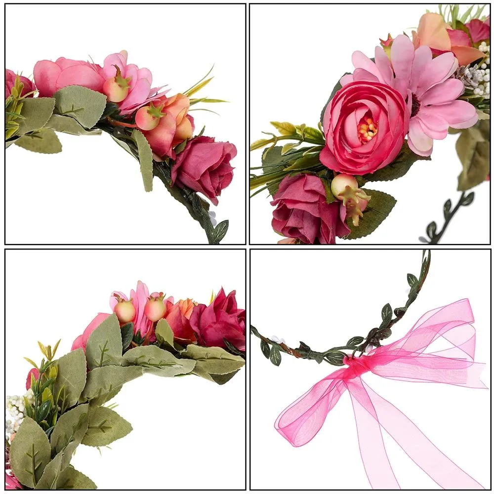 Bohemian Flower Head Band