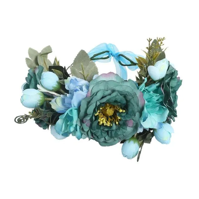 Bohemian Flower Head Band