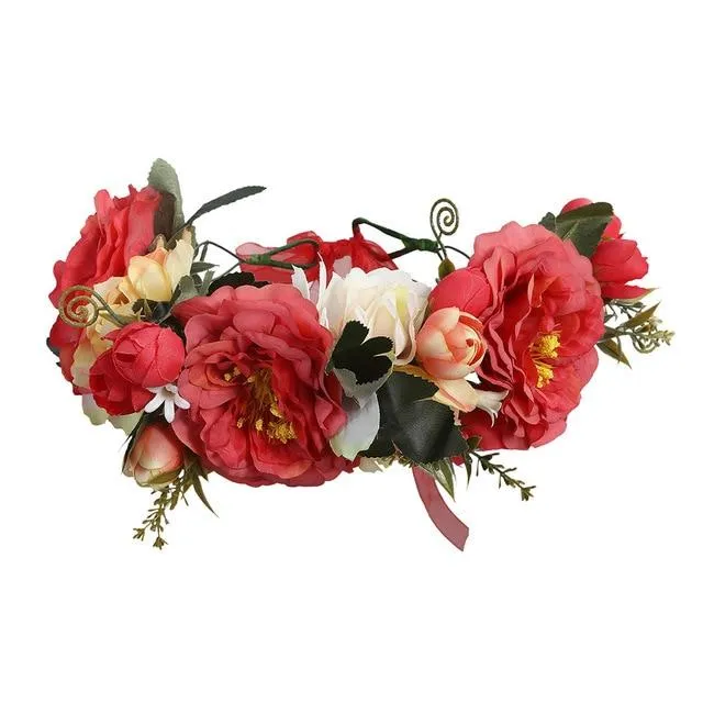 Bohemian Flower Head Band