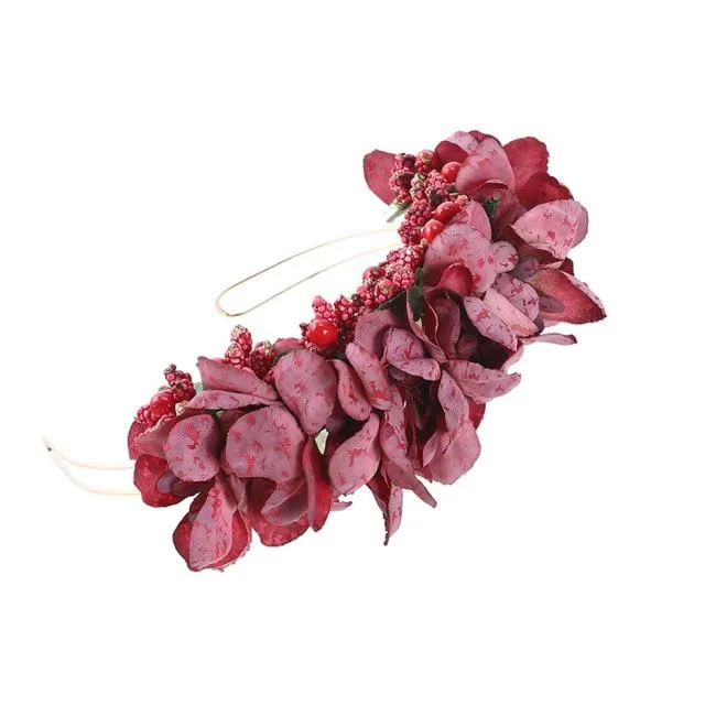 Bohemian Flower Head Band