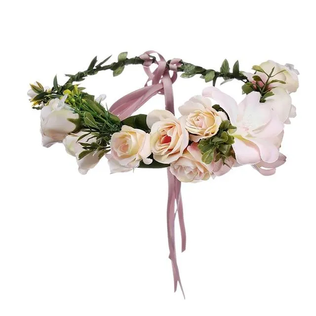 Bohemian Flower Head Band