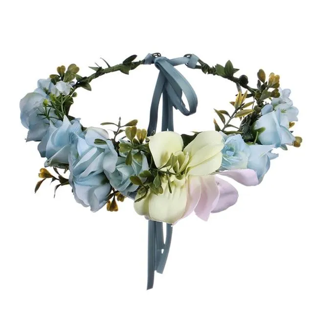 Bohemian Flower Head Band