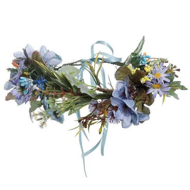 Bohemian Flower Head Band