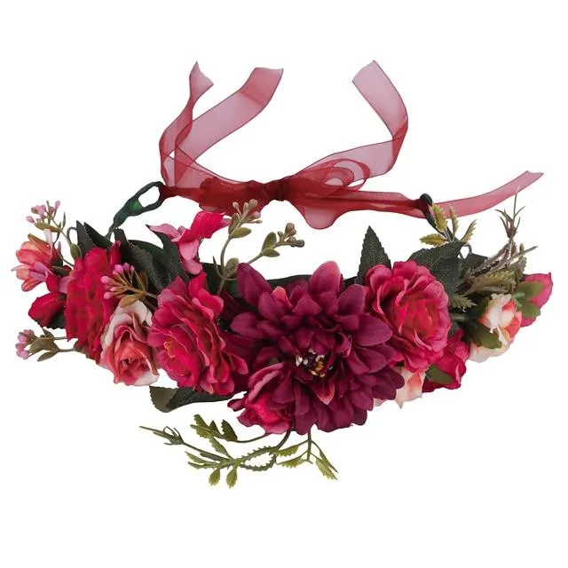 Bohemian Flower Head Band