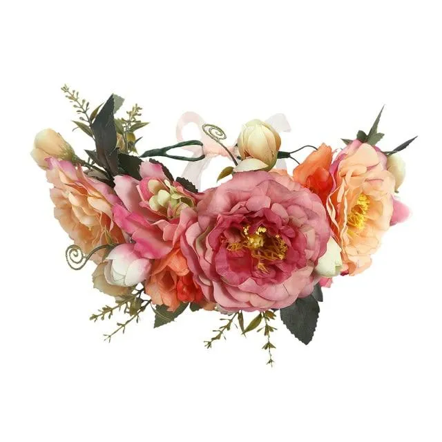 Bohemian Flower Head Band