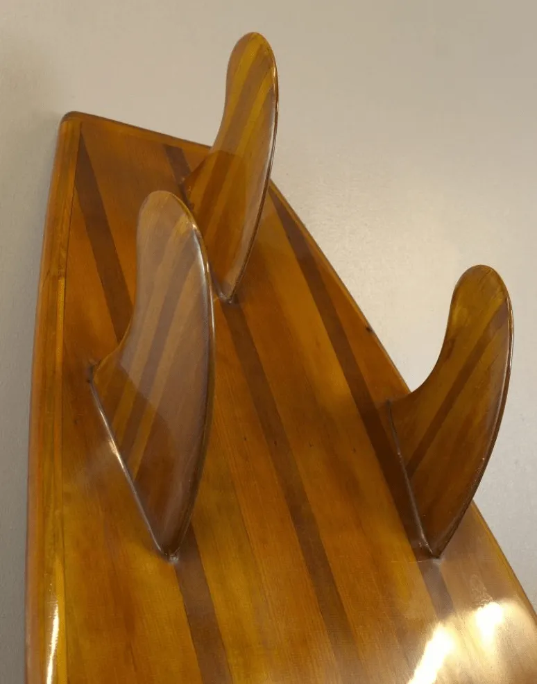 Boho Wooden Surfboard