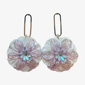 Bouquet Drop Earrings Champagne
