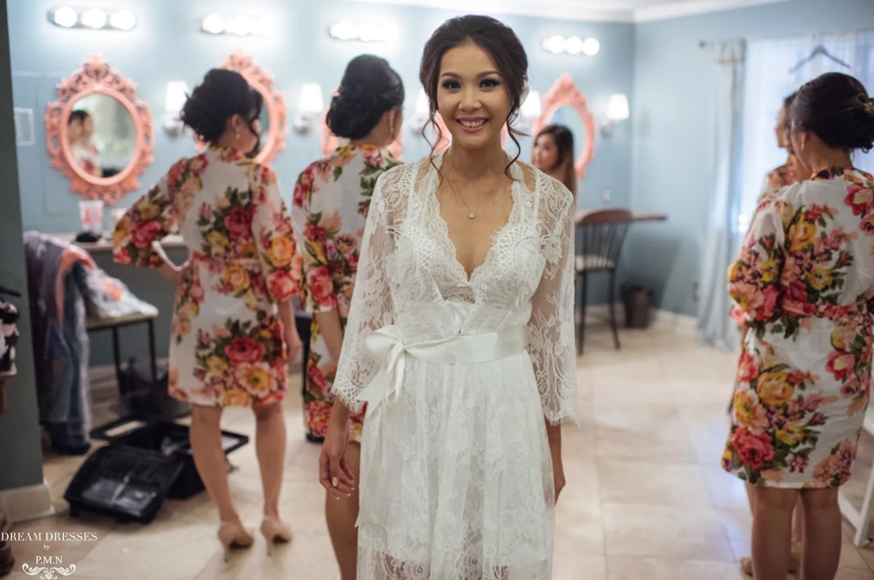 Bridal Lace Robe (#Ganya)