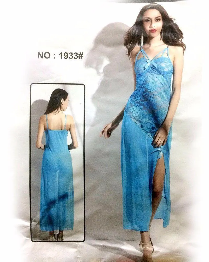 Bridal Long Net Nighty - MN - 1933
