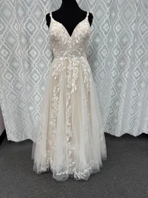 Bridal Sense Size 18 6122NU Ivory/Nude Gown