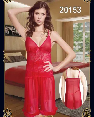 Bridal Sexy Short Lace Nighty - 20153