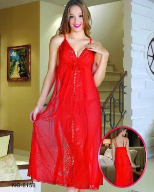 Bridal Sexy Short Lace Nighty - 8158