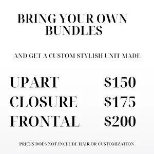 BRING YOUR OWN BUNDLES: CUSTOM UNIT
