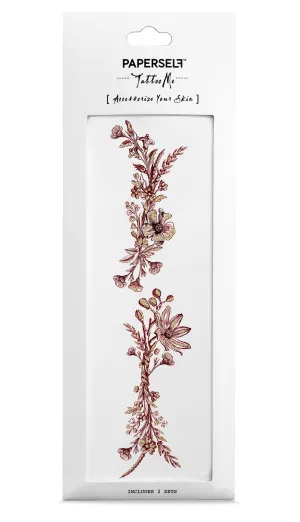 Burgundy Garden Tattoo