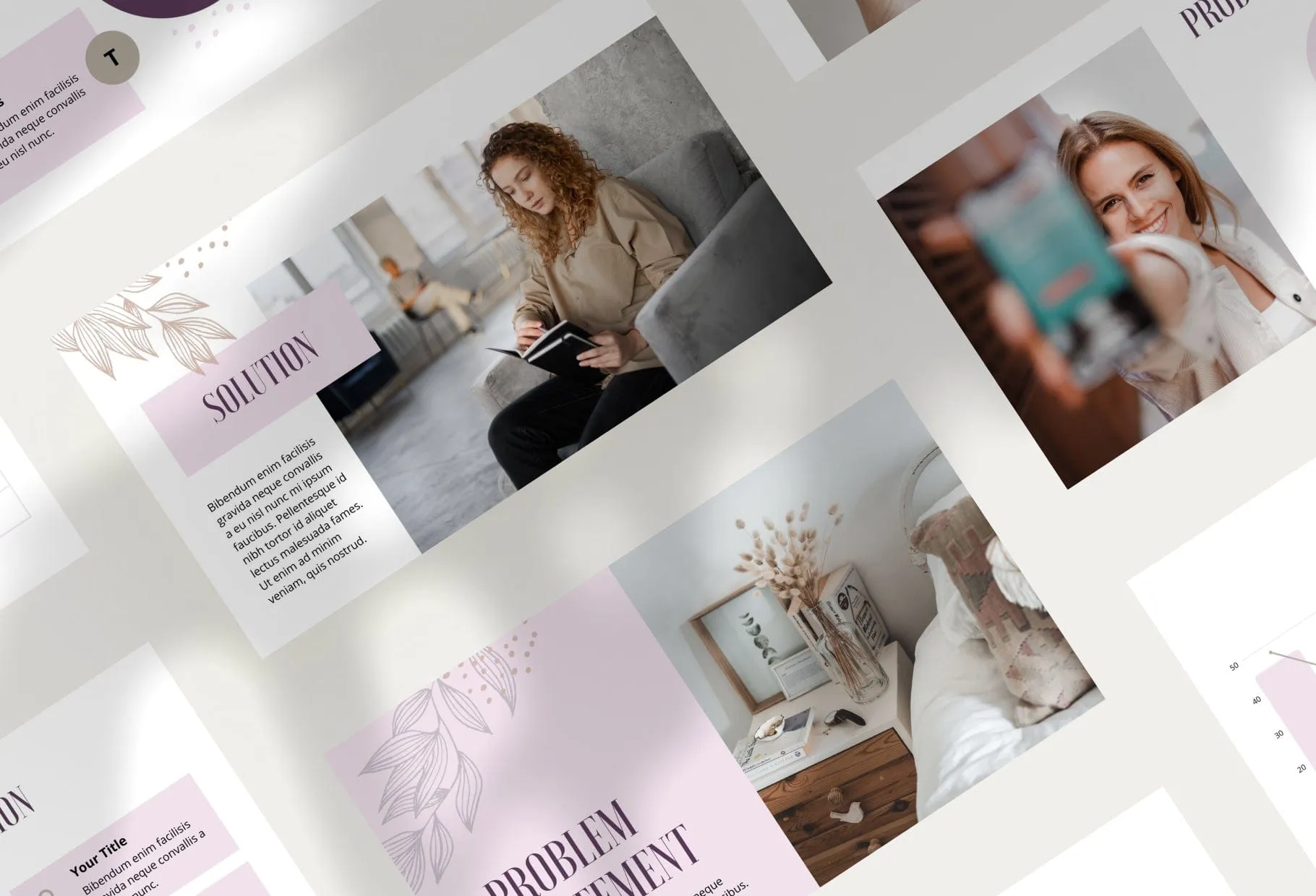 Business Plan Presentation Sienna Collection Fully Editable Canva Template