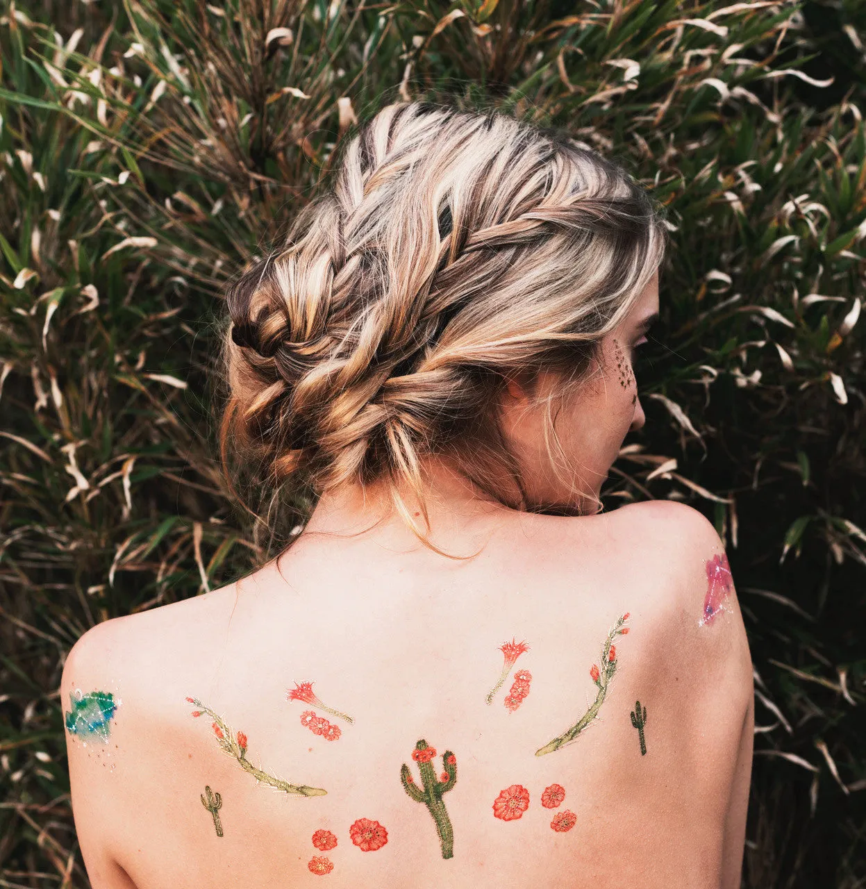 Cactus Temporary Tattoo