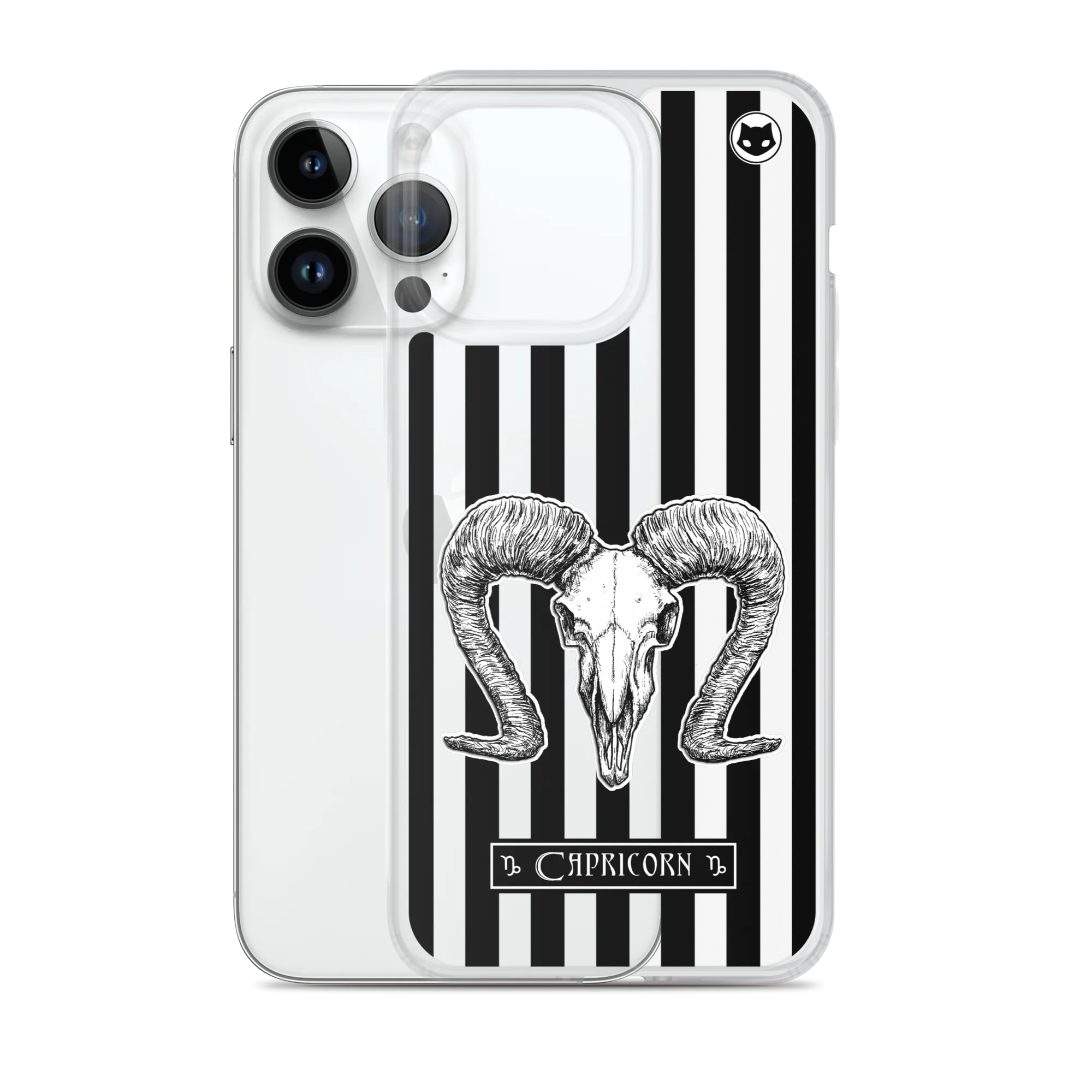 Capricorn Zodiac iPhone Case (Clear)