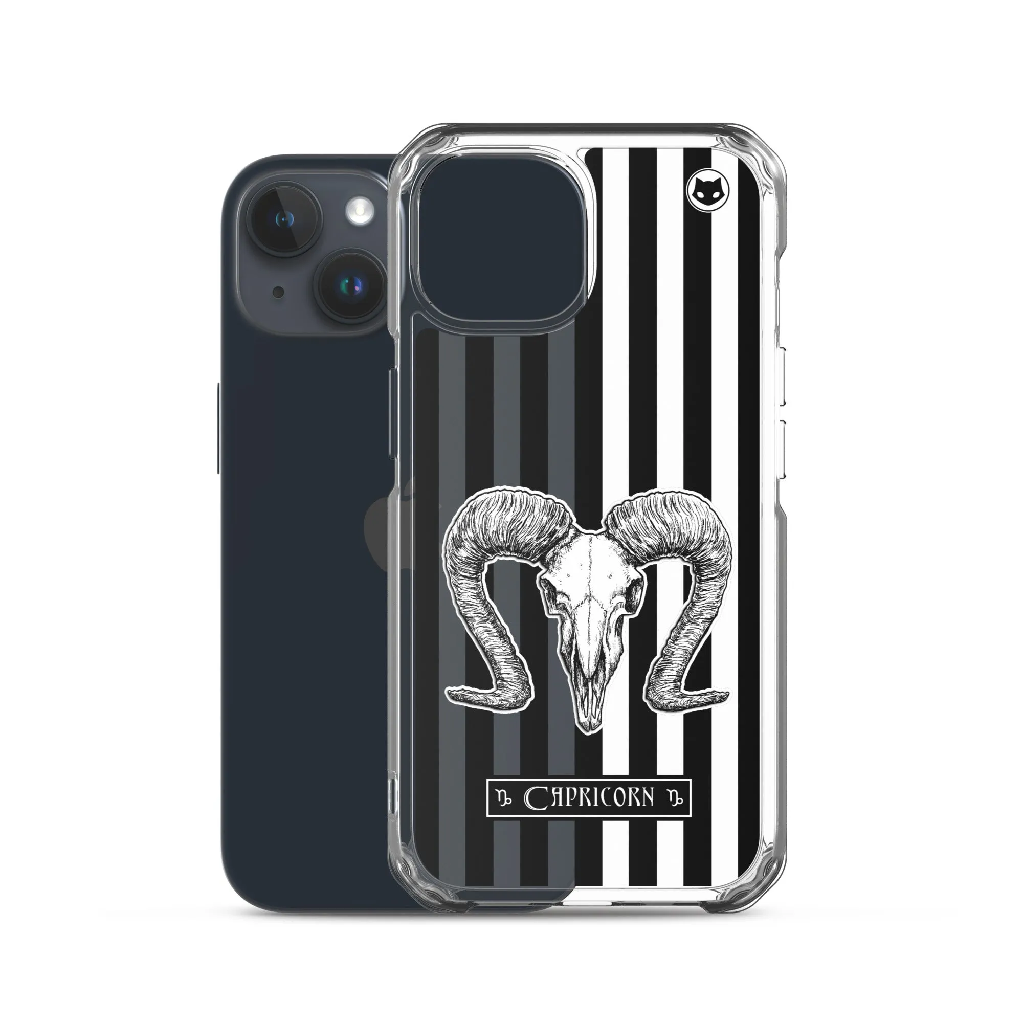 Capricorn Zodiac iPhone Case (Clear)