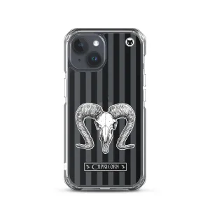 Capricorn Zodiac iPhone Case (Clear)