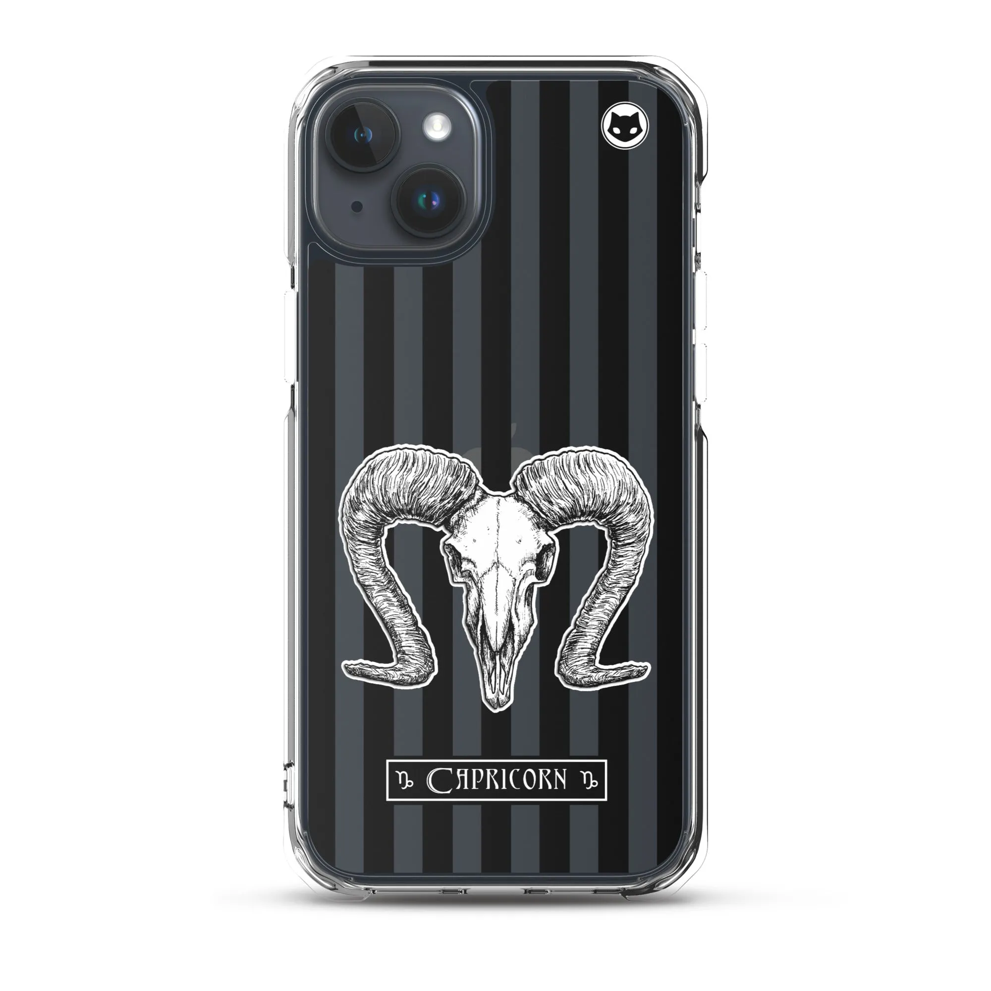 Capricorn Zodiac iPhone Case (Clear)