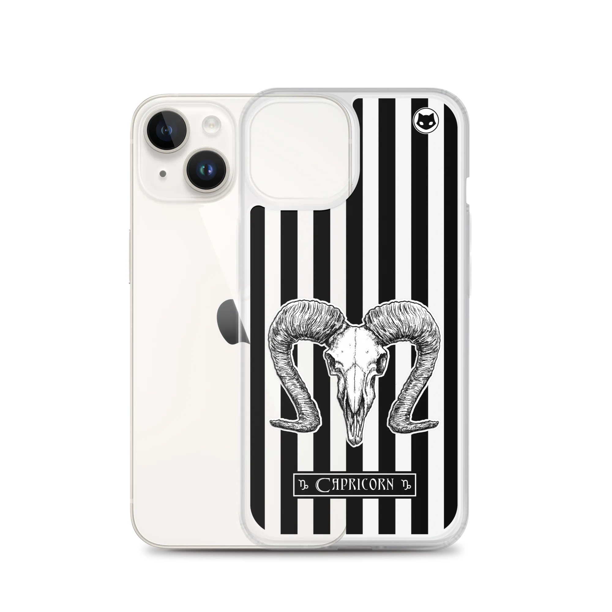 Capricorn Zodiac iPhone Case (Clear)
