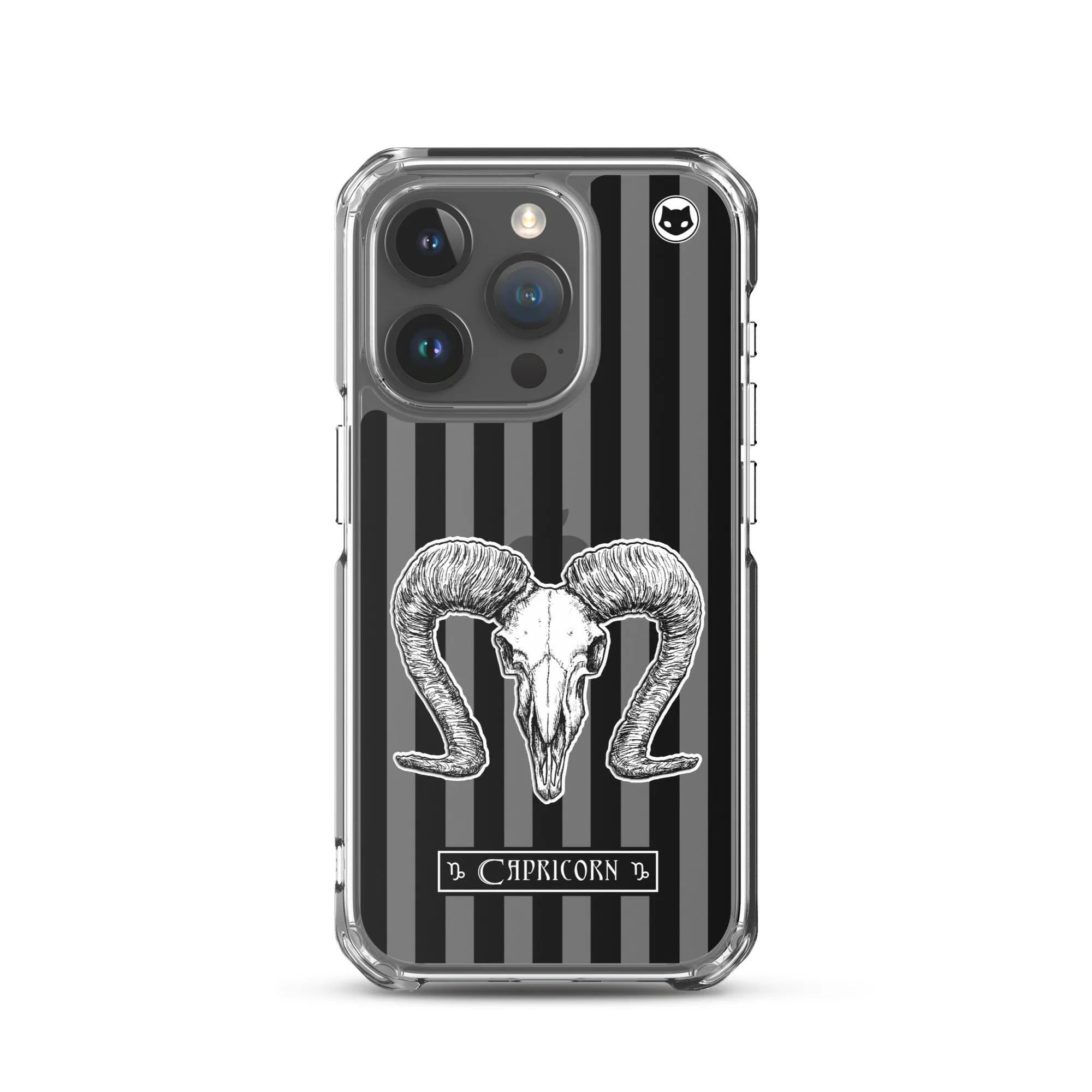 Capricorn Zodiac iPhone Case (Clear)