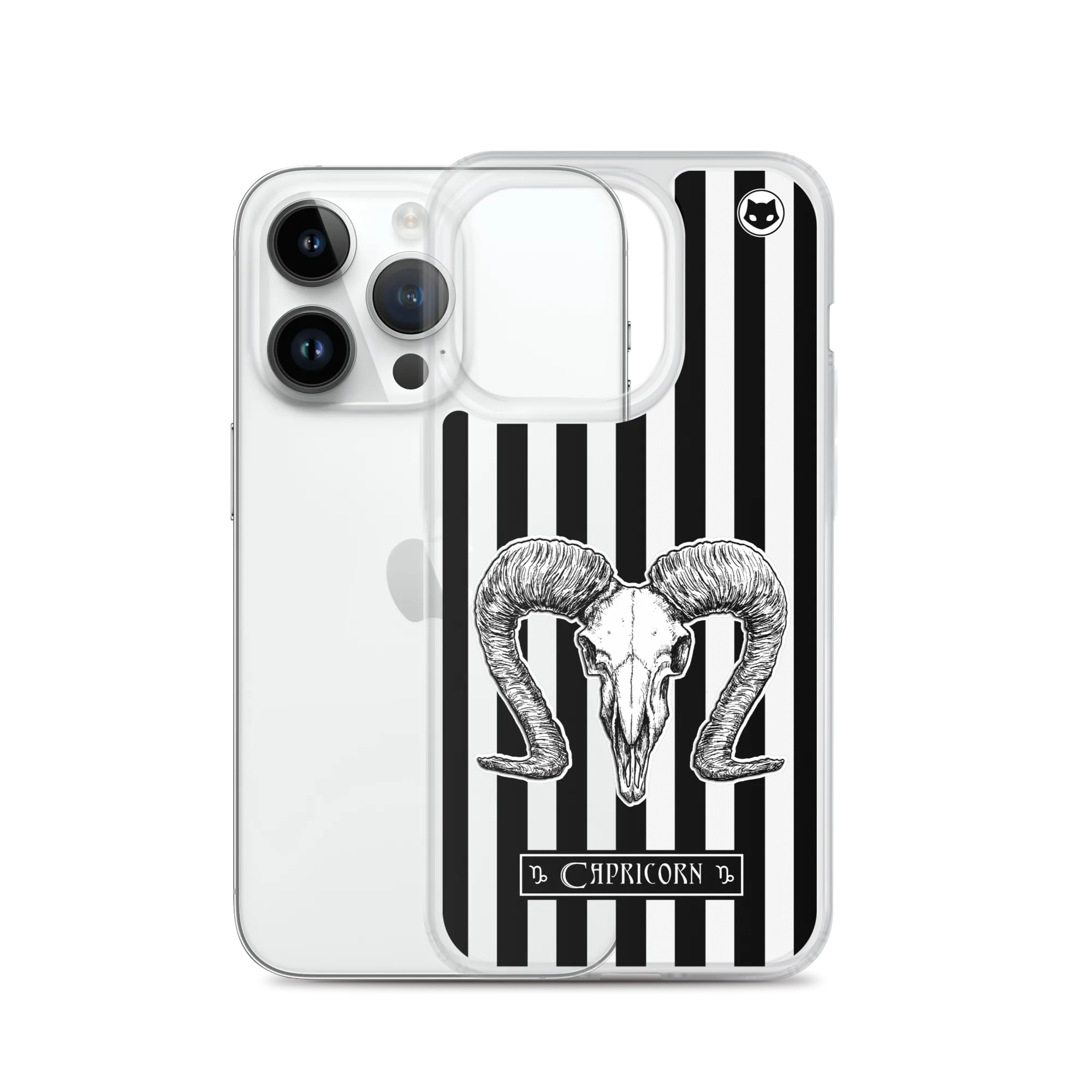 Capricorn Zodiac iPhone Case (Clear)