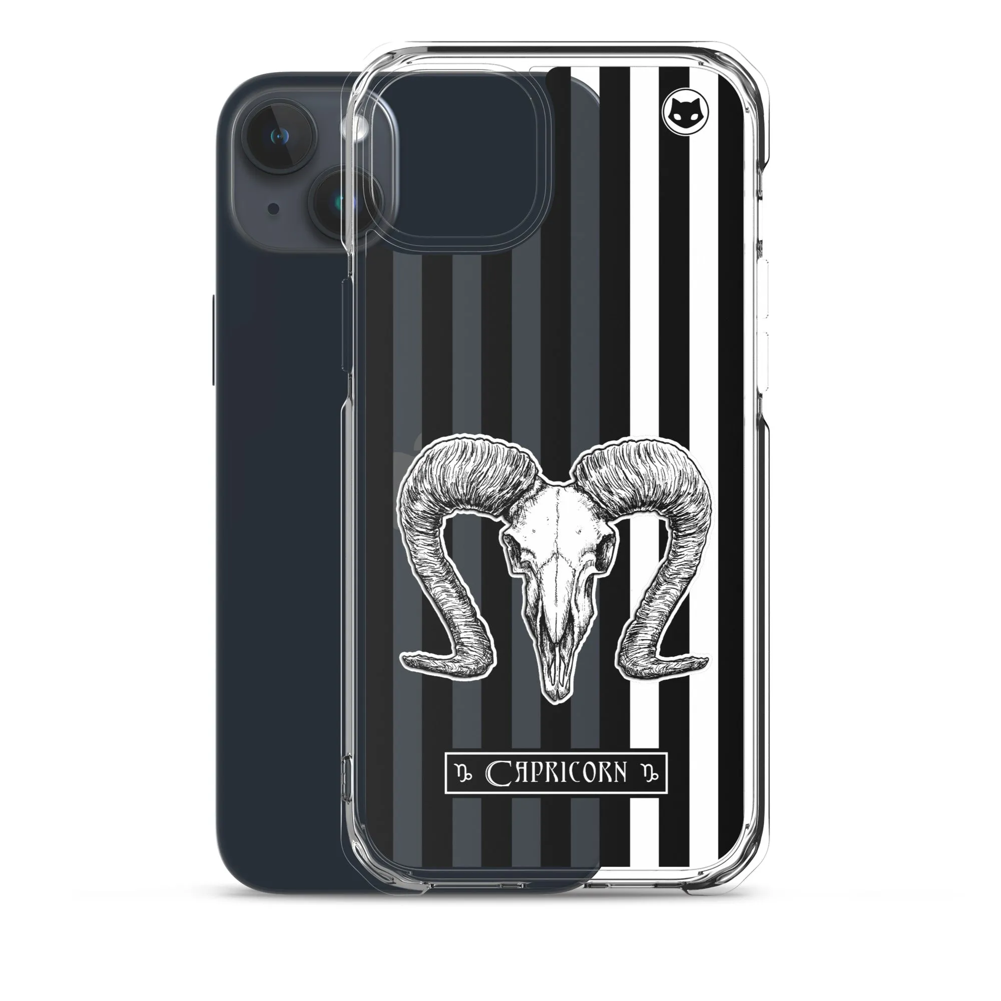 Capricorn Zodiac iPhone Case (Clear)