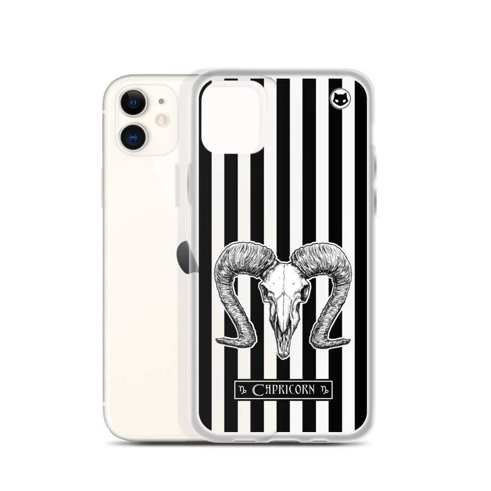 Capricorn Zodiac iPhone Case (Clear)