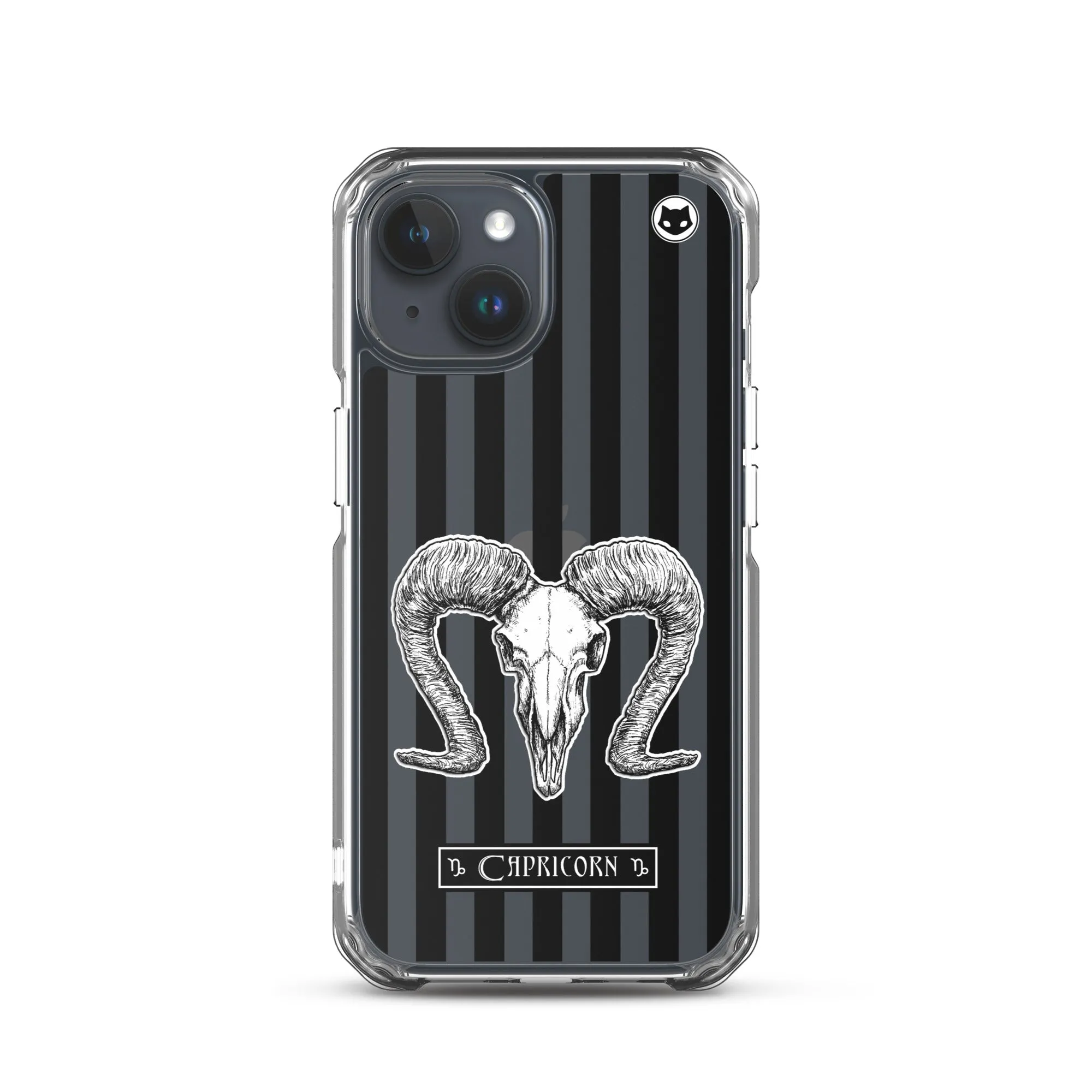 Capricorn Zodiac iPhone Case (Clear)