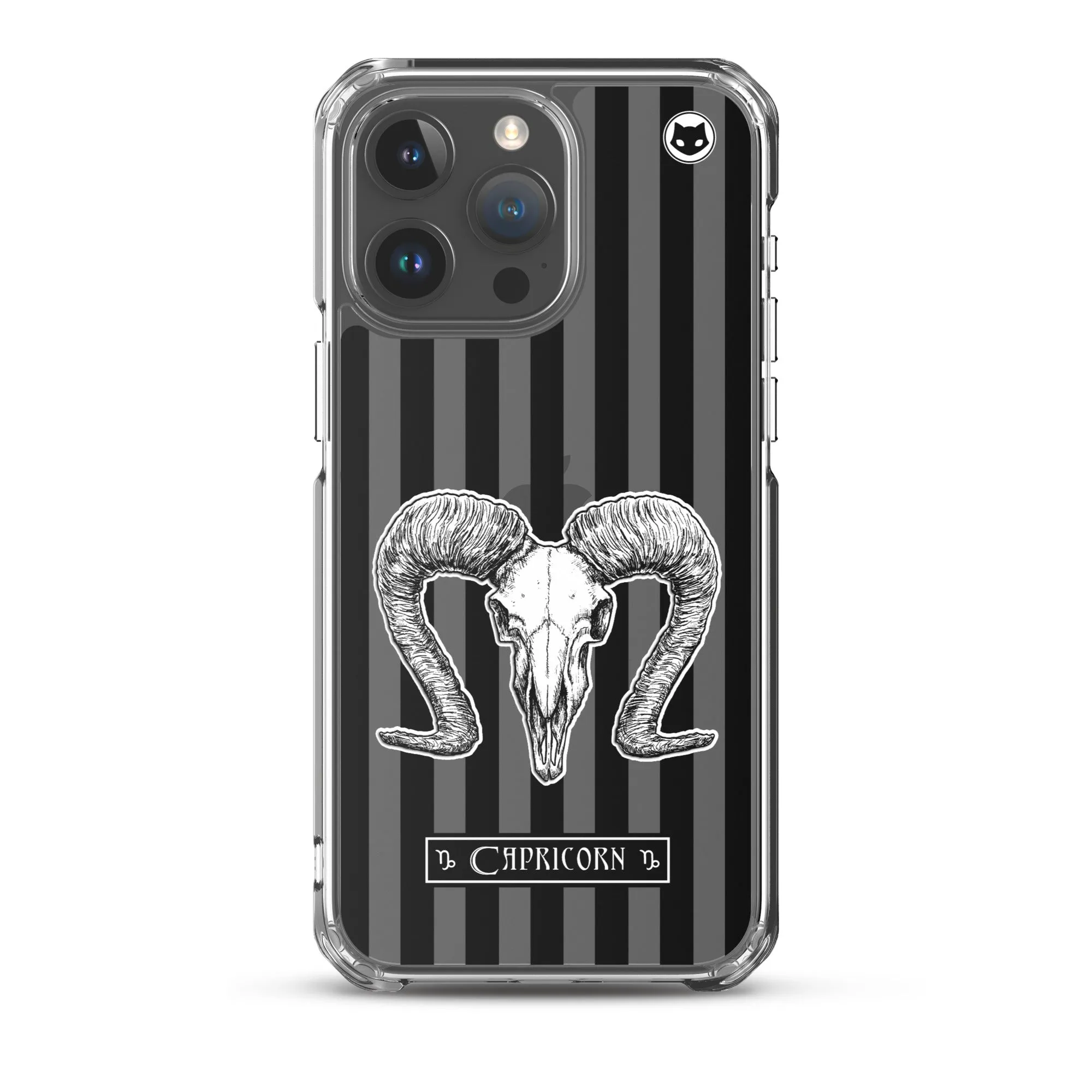 Capricorn Zodiac iPhone Case (Clear)