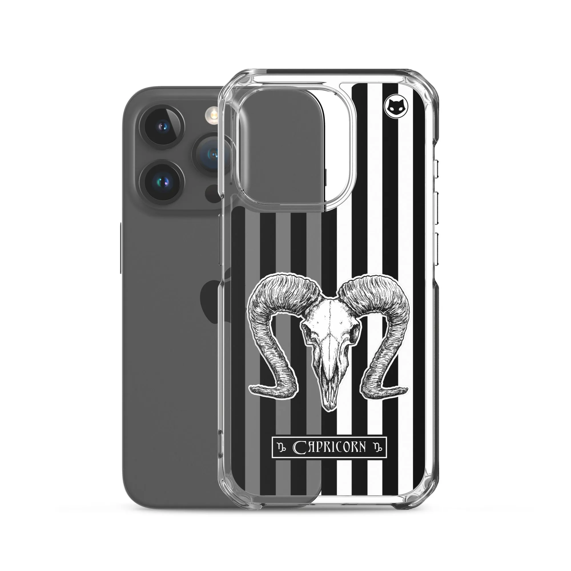 Capricorn Zodiac iPhone Case (Clear)