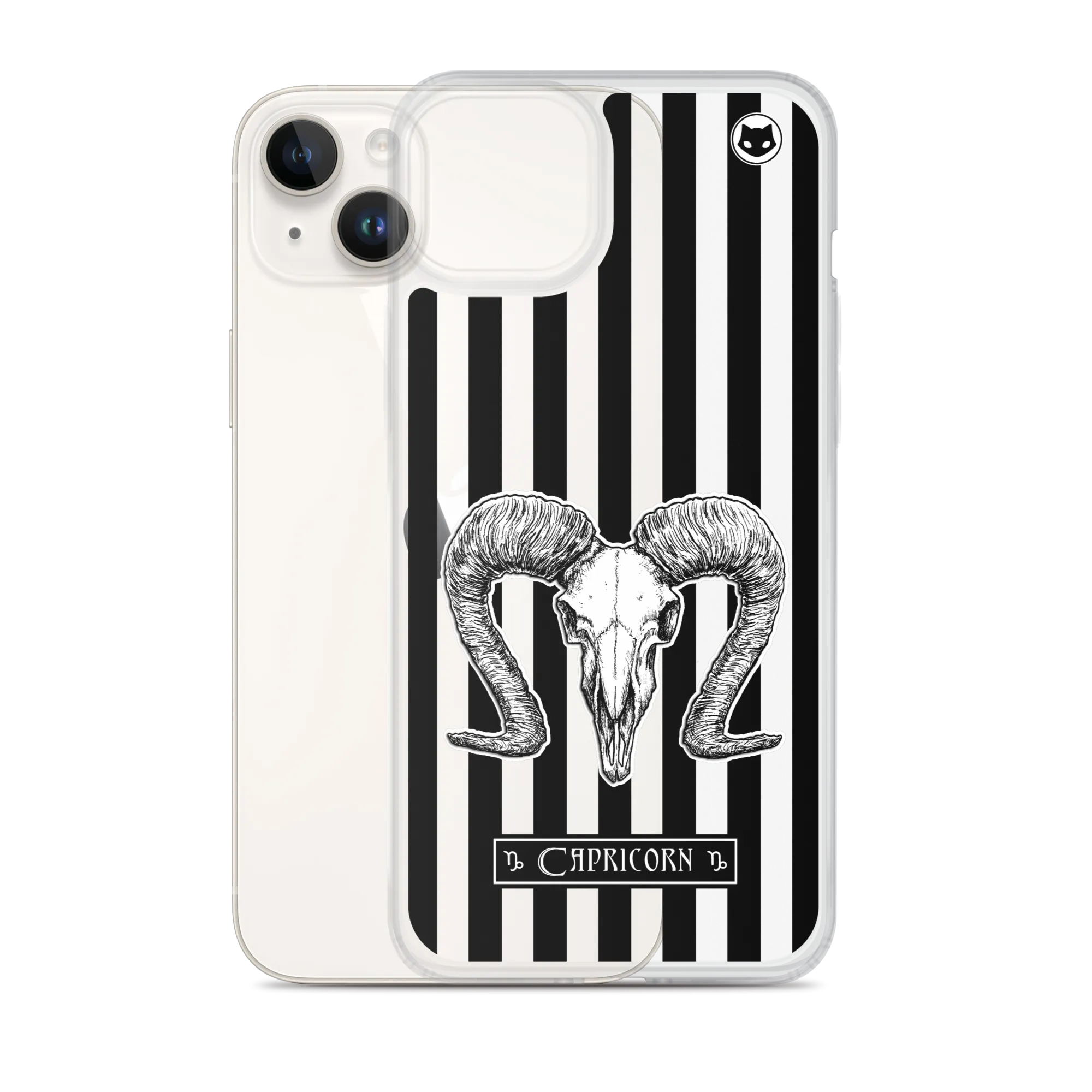 Capricorn Zodiac iPhone Case (Clear)