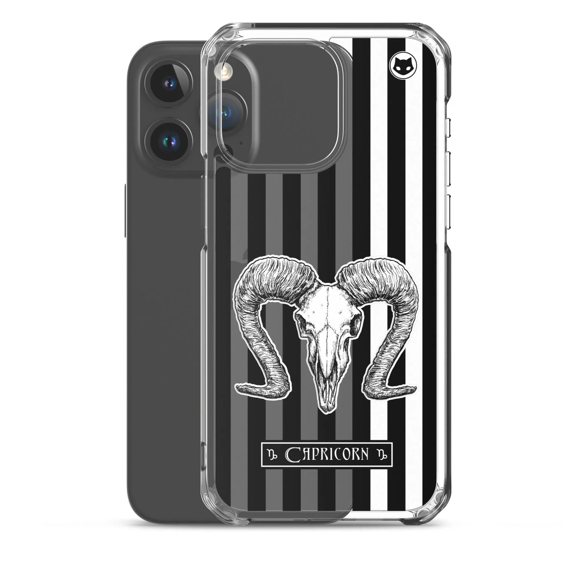 Capricorn Zodiac iPhone Case (Clear)