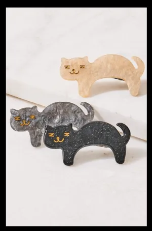 Cat Hair Clip Trio Set