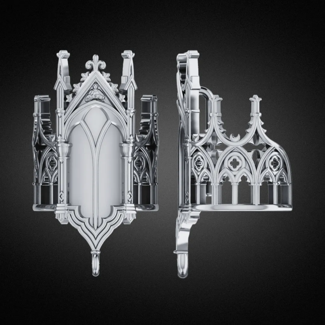 Cathedral Hair Cuffs