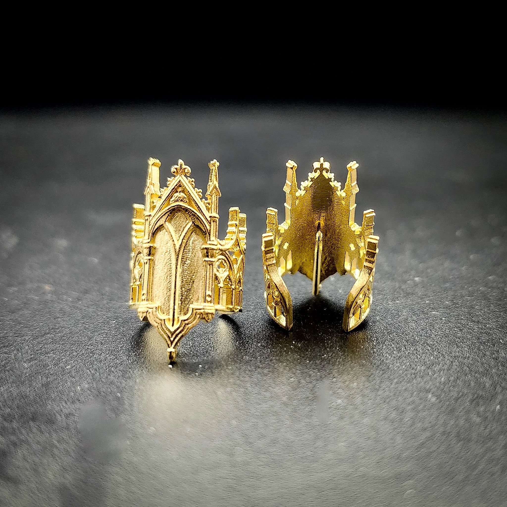 Cathedral Hair Cuffs