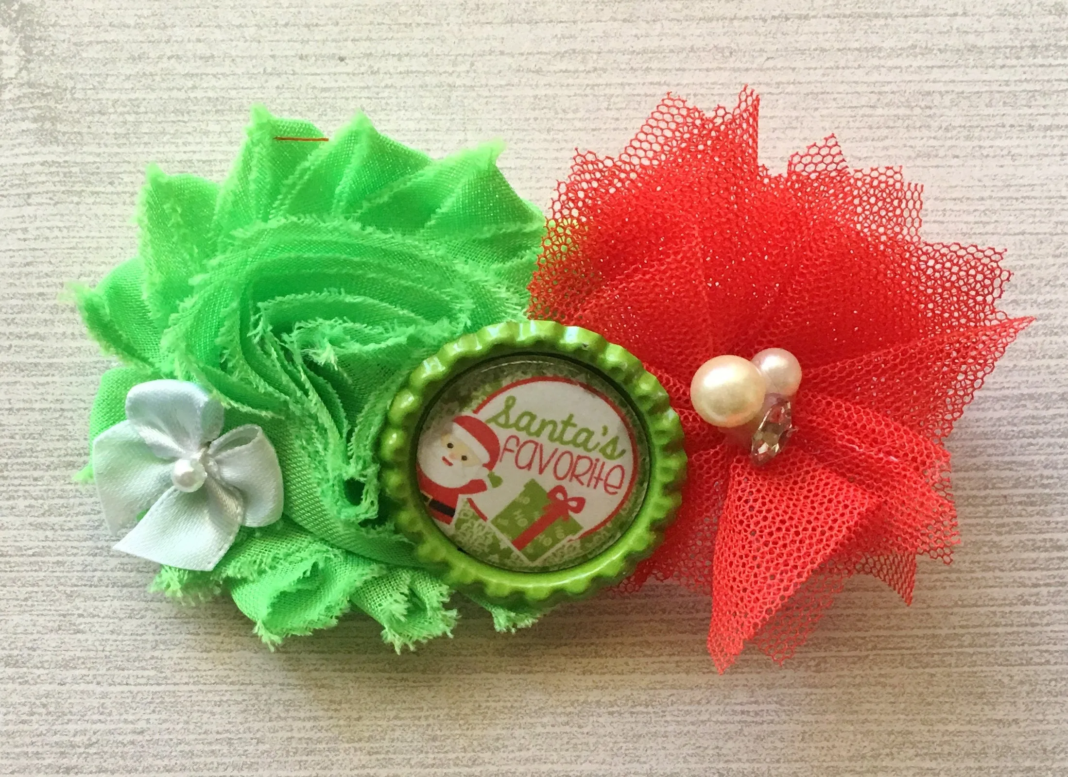 Christmas (Santa's Favorite) Hair Clip